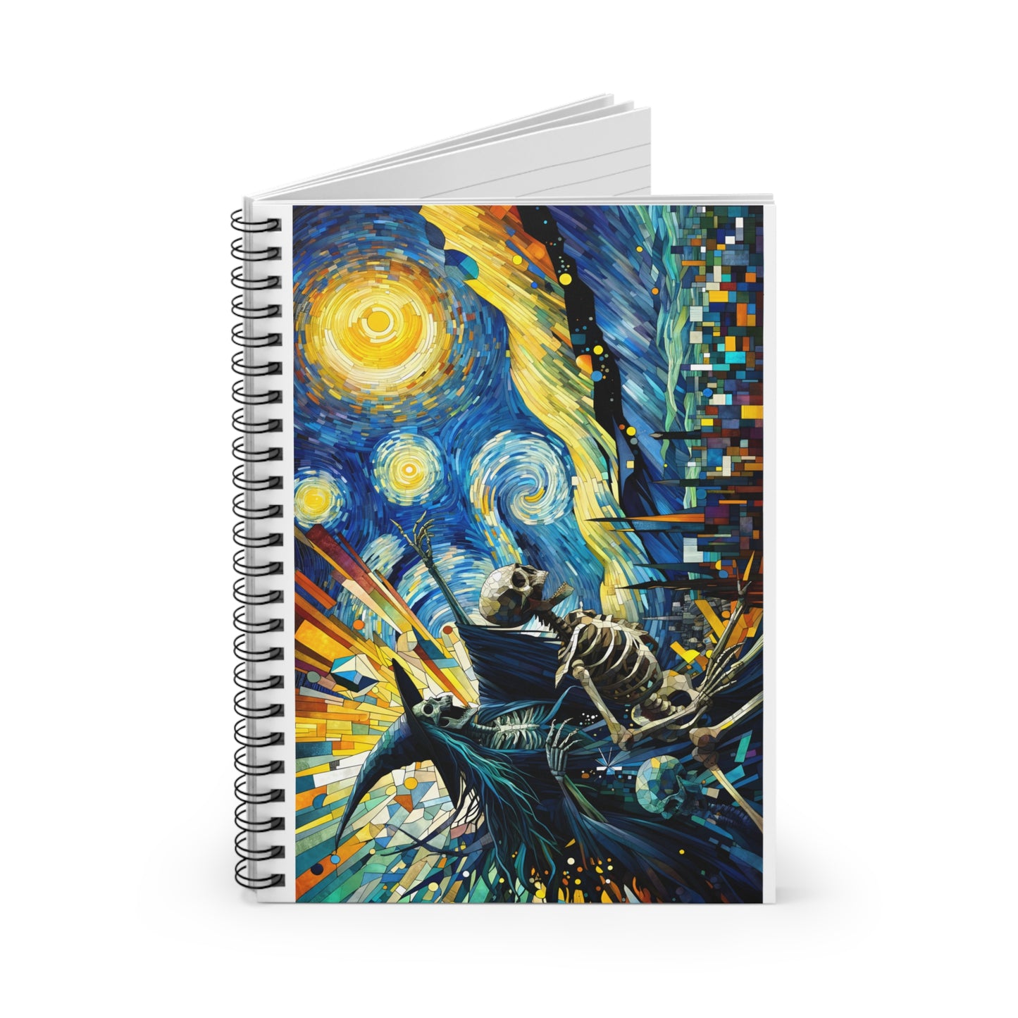 Celestial Shadows Spiral Notebook - Ruled Line