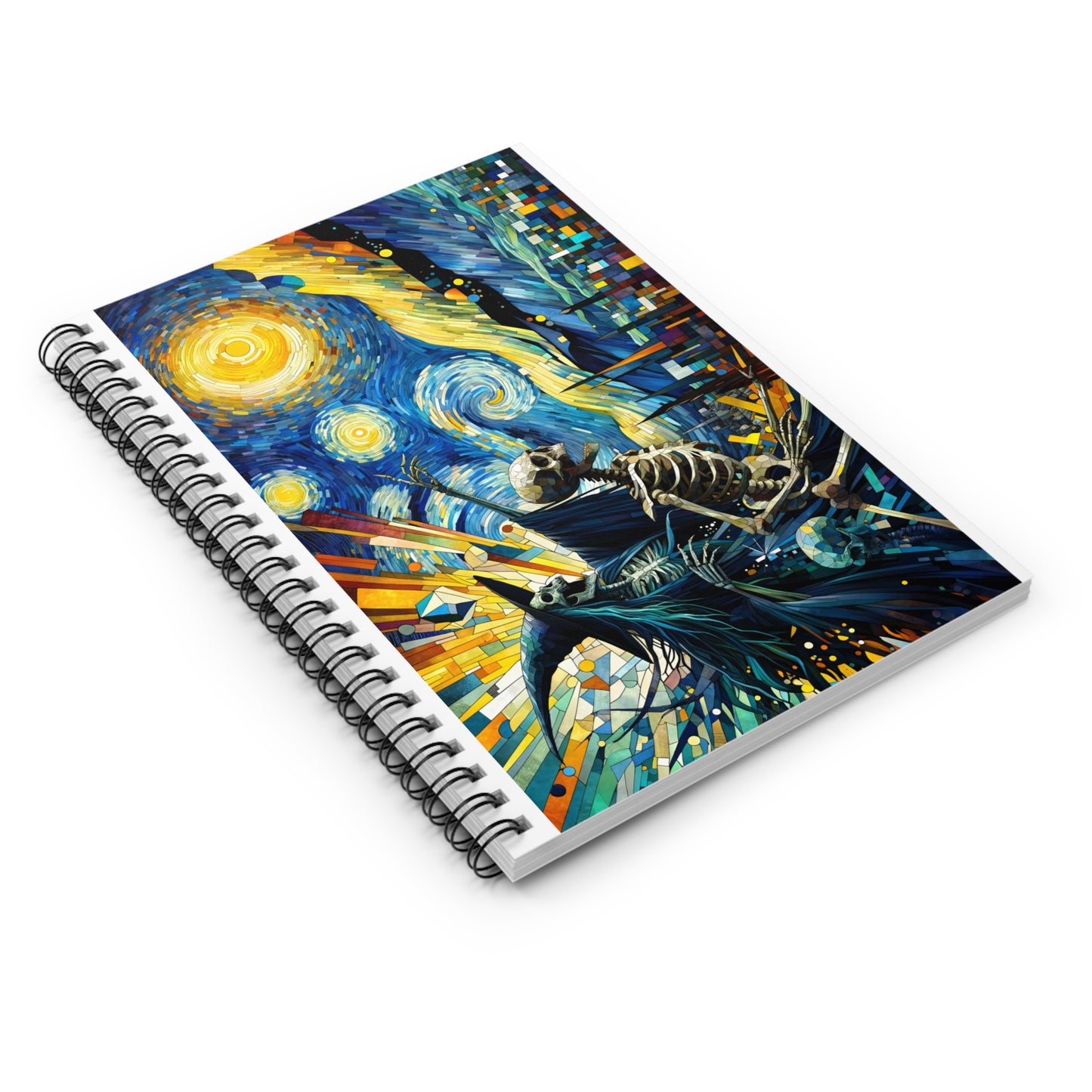 Celestial Shadows Spiral Notebook - Ruled Line