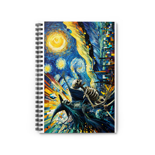 Celestial Shadows Spiral Notebook - Ruled Line